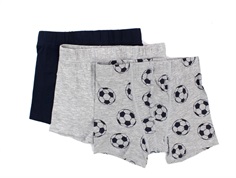 Name It grey melange mix fodbold boxershorts (3-pack)